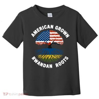 American Grown Rwandan Roots Toddler T-Shirt