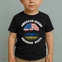 American Grown Rwandan Roots Toddler T-Shirt thumb 2