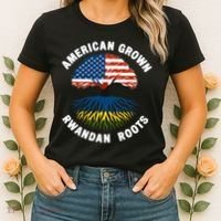 American Grown Rwandan Roots Women's T-Shirt thumb 2