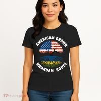 American Grown Rwandan Roots Women's T-Shirt thumb 4