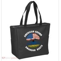 American Grown Rwandan Roots Tote Bag thumb 2