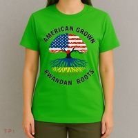 American Grown Rwandan Roots T-Shirt thumb 4