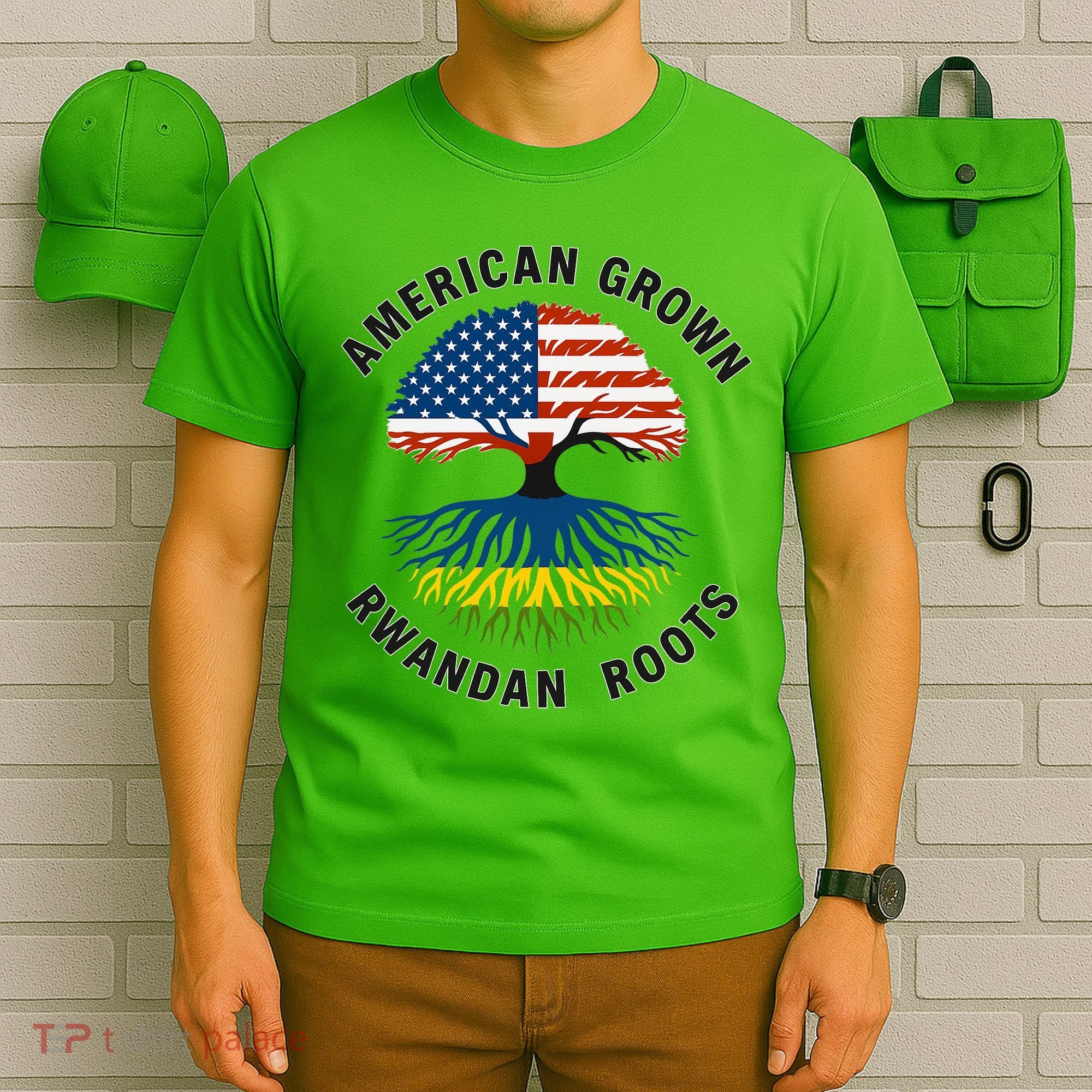 American Grown Rwandan Roots T-Shirt