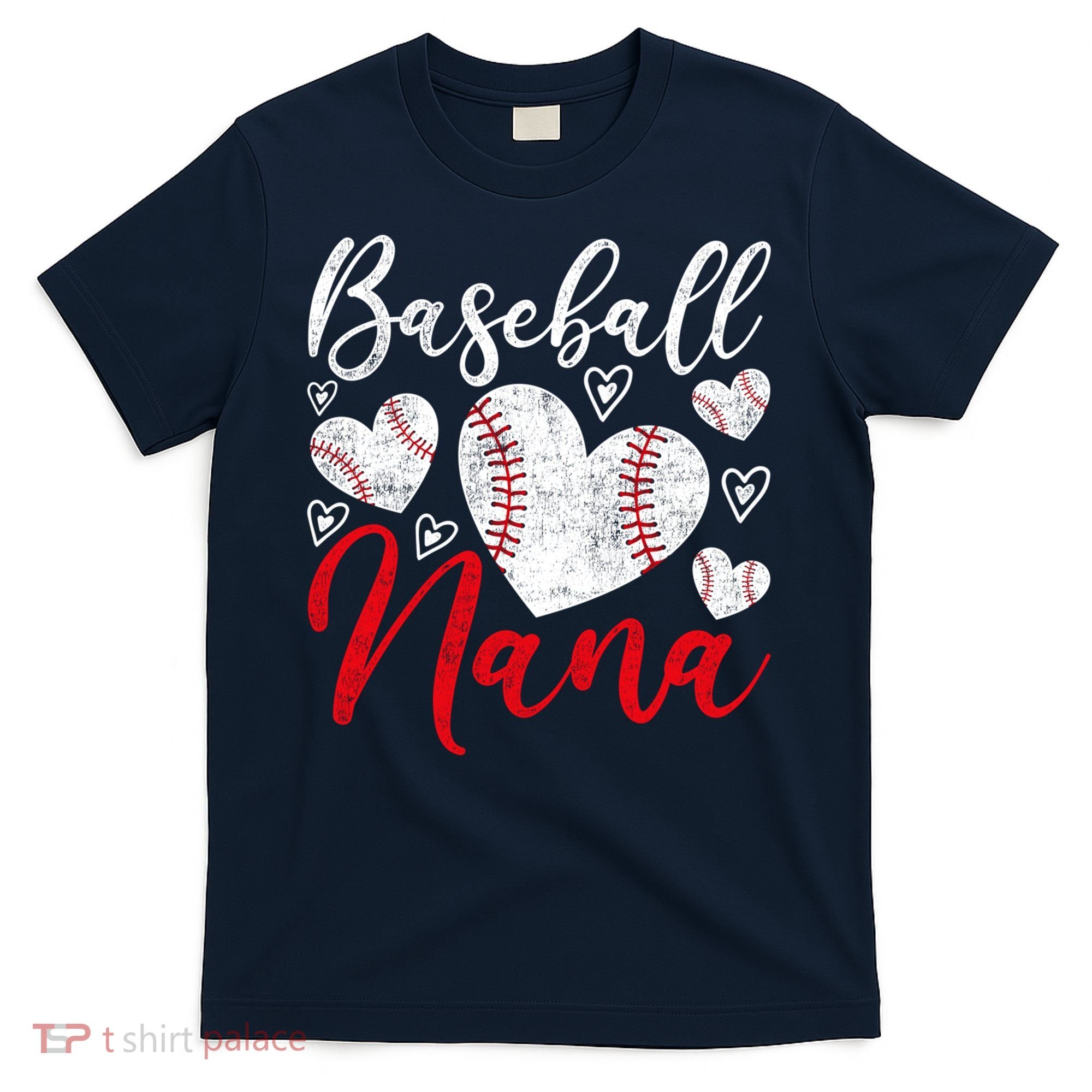American Game Retired Baseball Nana Grandmother Baseball T-Shirt