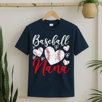 American Game Retired Baseball Nana Grandmother Baseball T-Shirt thumb 2