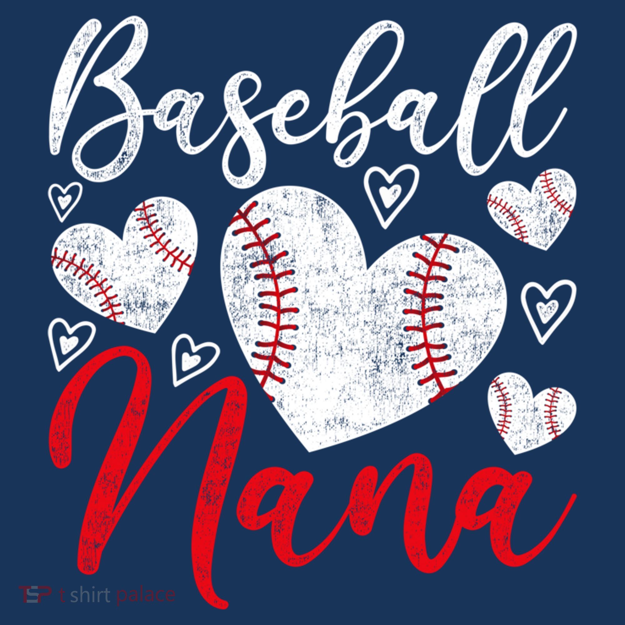 American Game Retired Baseball Nana Grandmother Baseball T-Shirt