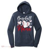 American Game Retired Baseball Nana Grandmother Baseball Women's Hoodie thumb 0