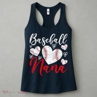 American Game Retired Baseball Nana Grandmother Baseball Women's Tank Top thumb 3