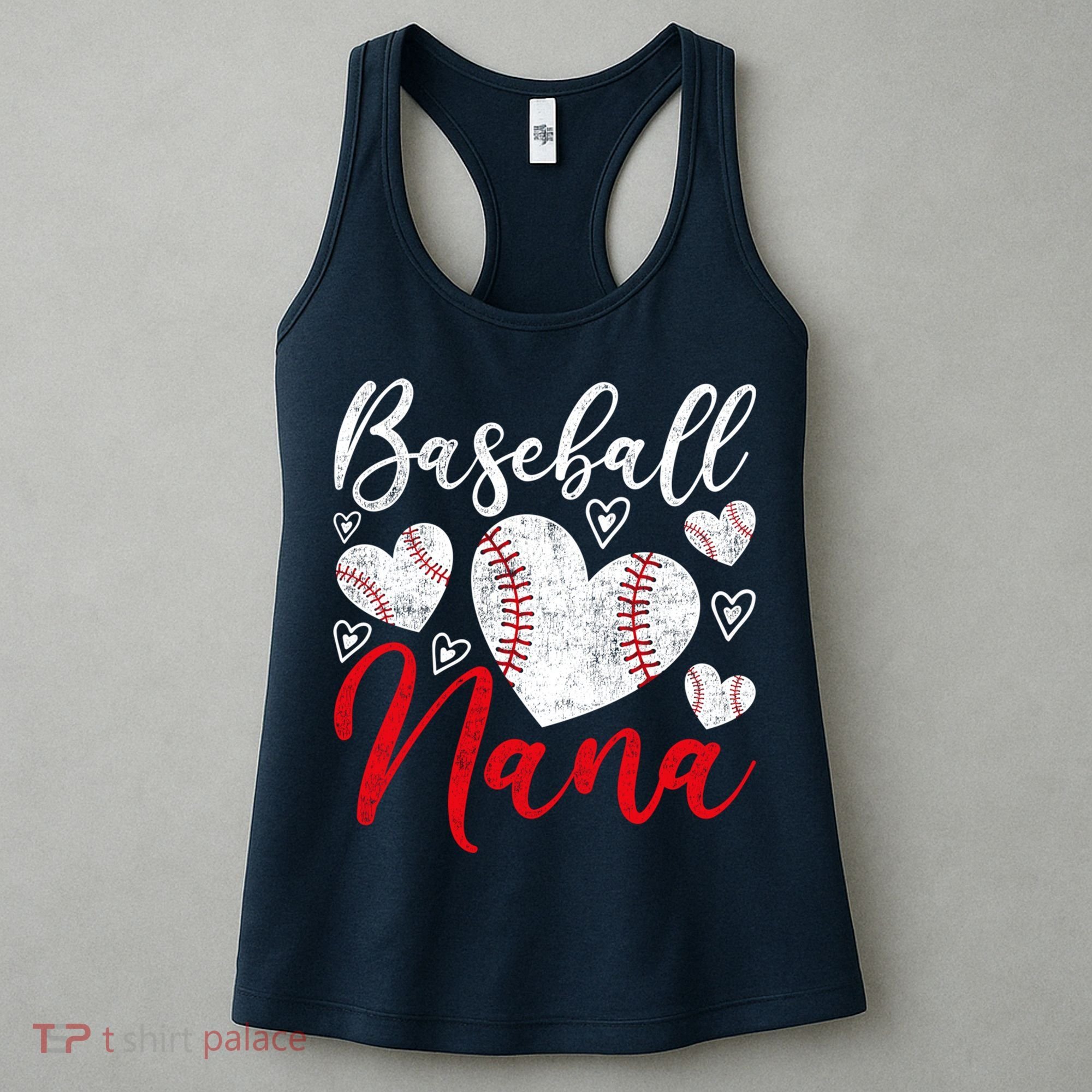 American Game Retired Baseball Nana Grandmother Baseball Women's Tank Top