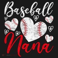American Game Retired Baseball Nana Grandmother Baseball Mother's Day Women's Hoodie thumb 2