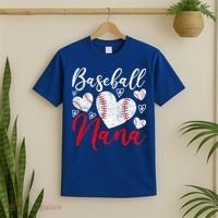 American Game Retired Baseball Nana Grandmother Baseball Mother's Day T-Shirt thumb 2