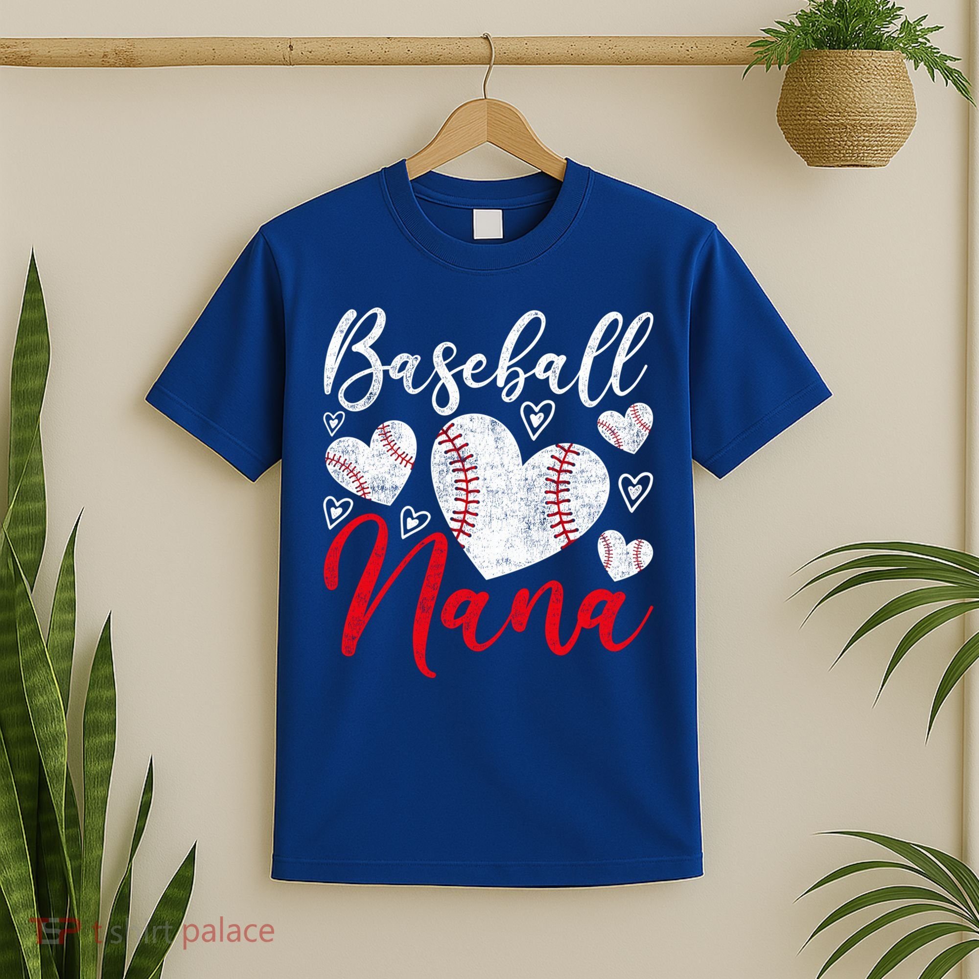 American Game Retired Baseball Nana Grandmother Baseball Mother's Day T-Shirt