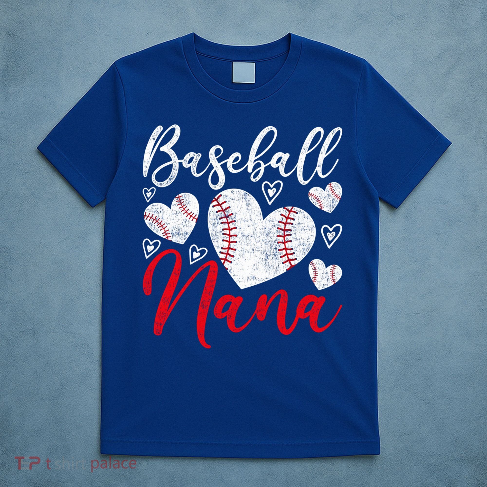 American Game Retired Baseball Nana Grandmother Baseball Mother's Day T-Shirt