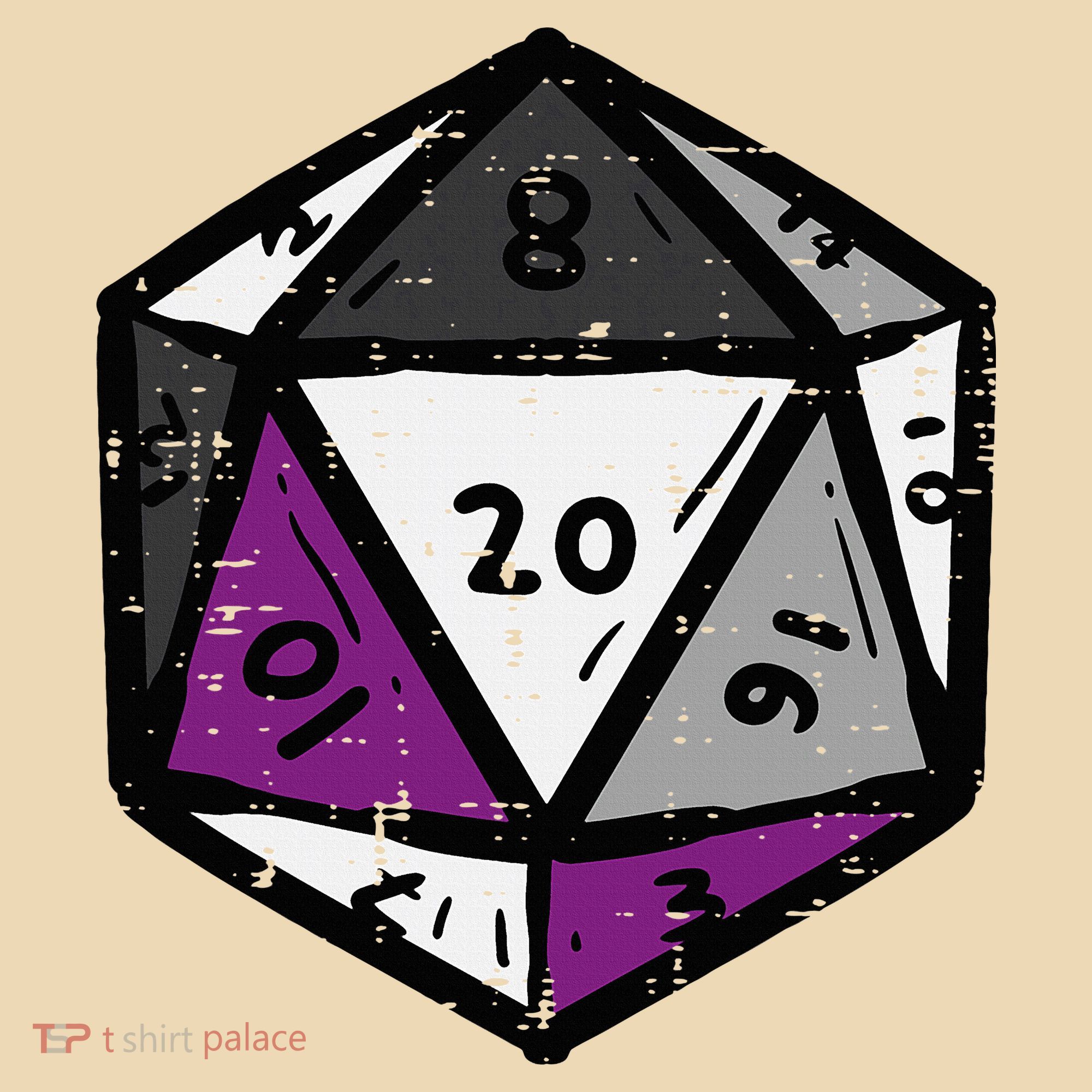 Asexual Gamer Rpg Dice Ace Pride Flag Lgbtq Tote Bag