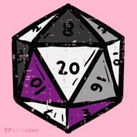 Asexual Gamer Rpg Dice Ace Pride Flag Lgbtq Coaster thumb 2