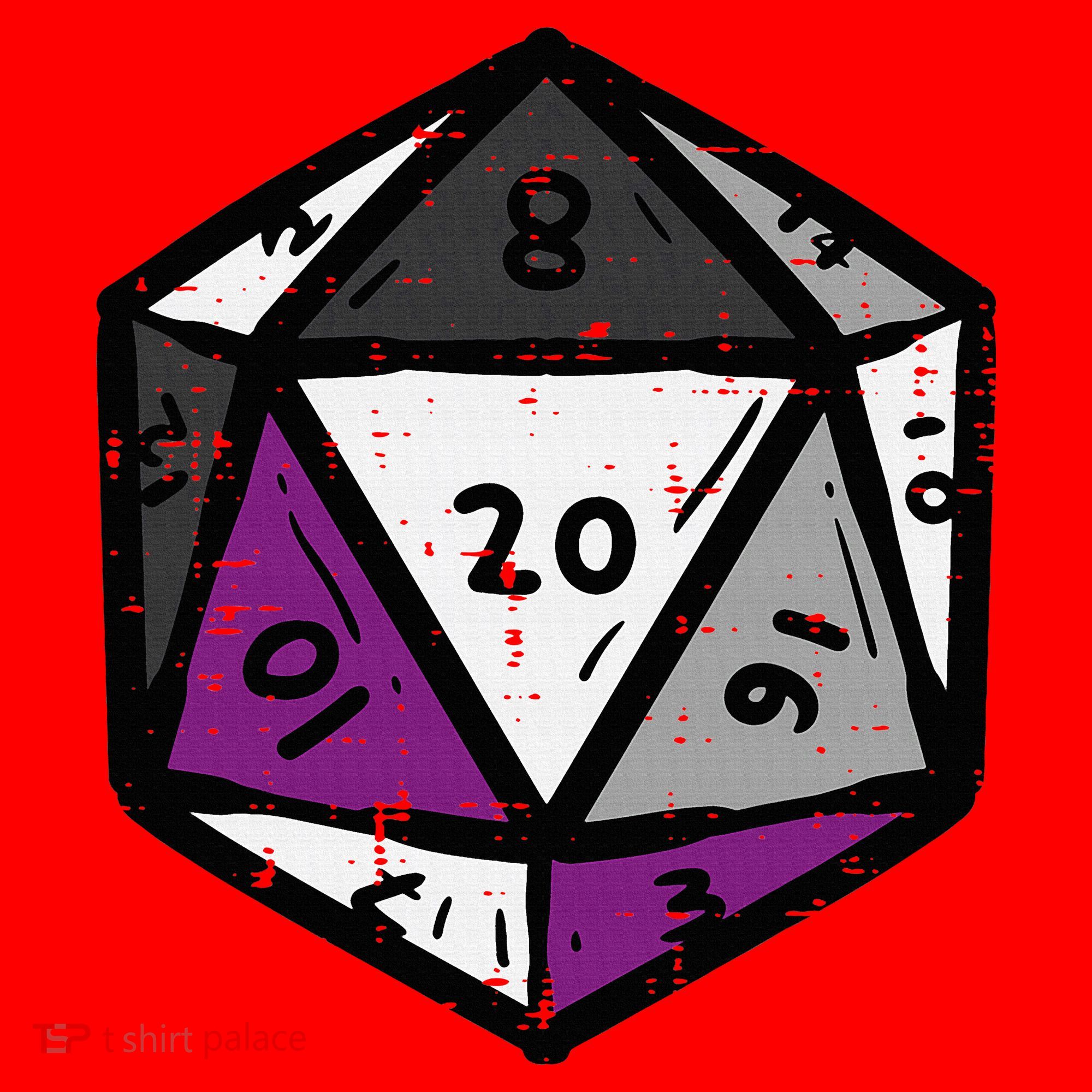 Asexual Gamer Rpg Dice Ace Pride Flag Lgbtq Santa Hat
