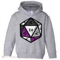 Asexual Gamer Rpg Dice Ace Pride Flag Lgbtq Toddler Hoodie thumb 0