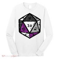Asexual Gamer Rpg Dice Ace Pride Flag Lgbtq Long Sleeve Shirt thumb 0