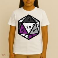 Asexual Gamer Rpg Dice Ace Pride Flag Lgbtq T-Shirt thumb 4