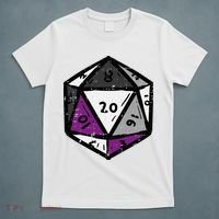 Asexual Gamer Rpg Dice Ace Pride Flag Lgbtq T-Shirt thumb 5