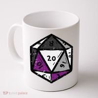 Asexual Gamer Rpg Dice Ace Pride Flag Lgbtq Coffee Mug thumb 0