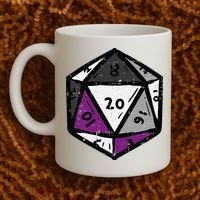 Asexual Gamer Rpg Dice Ace Pride Flag Lgbtq Coffee Mug thumb 2