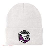 Asexual Gamer Rpg Dice Ace Pride Flag Lgbtq Beanie thumb 0