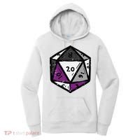 Asexual Gamer Rpg Dice Ace Pride Flag Lgbtq Women's Hoodie thumb 0