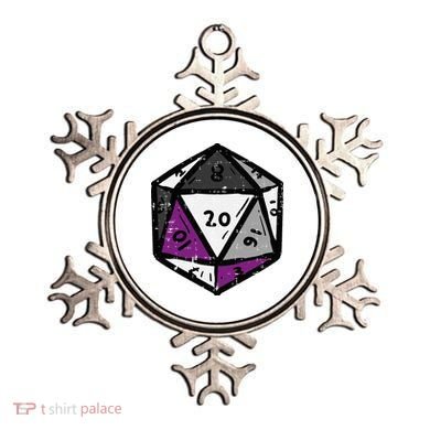 Asexual Gamer Rpg Dice Ace Pride Flag Lgbtq Ornament