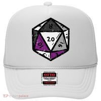 Asexual Gamer Rpg Dice Ace Pride Flag Lgbtq Hat thumb 0