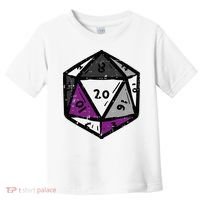 Asexual Gamer Rpg Dice Ace Pride Flag Lgbtq Toddler T-Shirt thumb 0