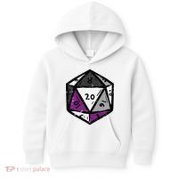 Asexual Gamer Rpg Dice Ace Pride Flag Lgbtq Kids Hoodie thumb 0