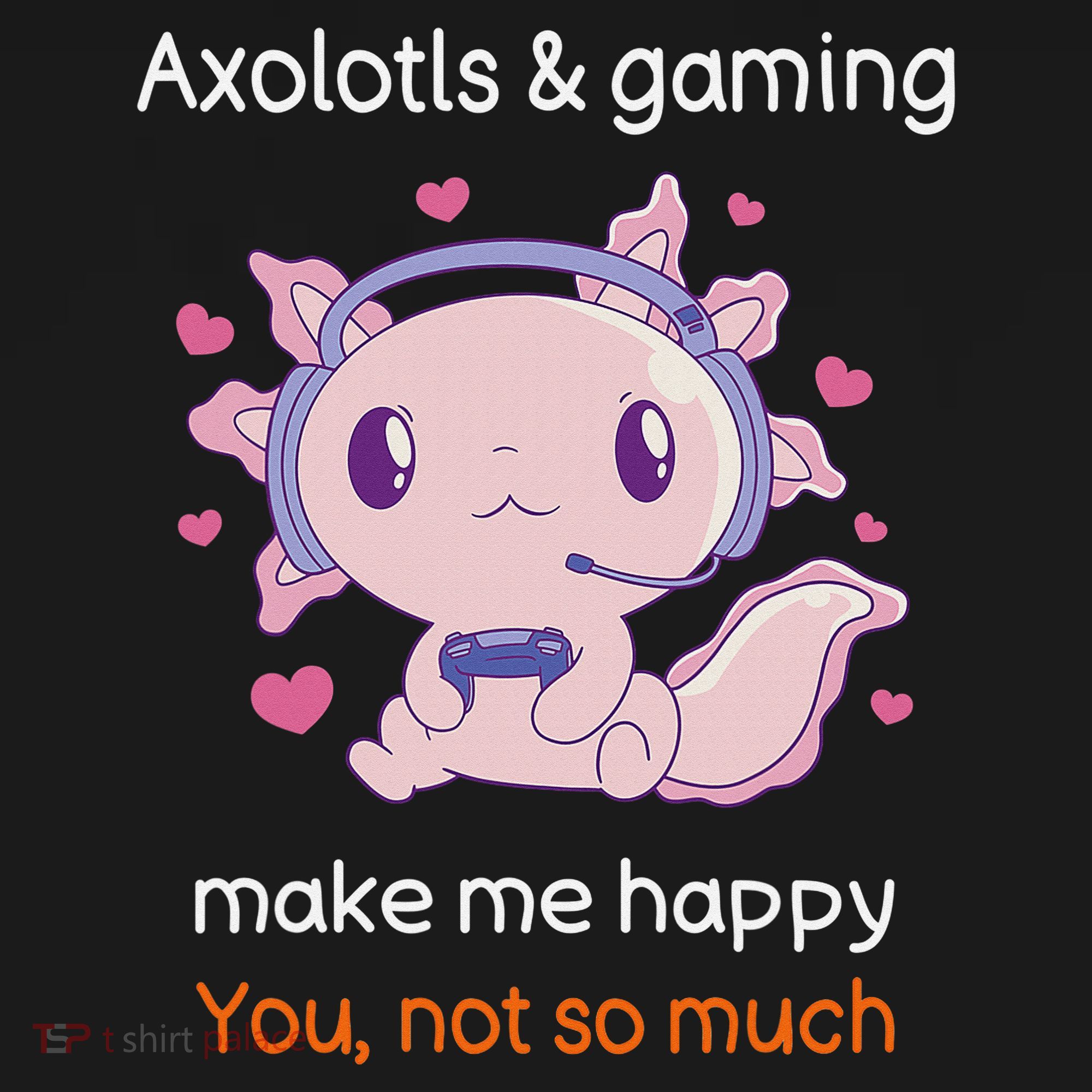 Axolotl Gamer Shirt Funny Video Gaming Sarcastic Axolotl  Mousepad