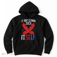 Aint Gonna Suck Itself 4th Of July Funny Sausage Patriotic Hoodie thumb 0