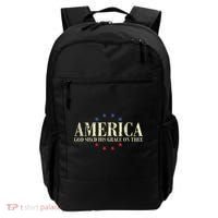 America God Shed His Grace On Thee 4th Of July Backpack thumb 0
