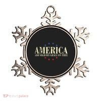America God Shed His Grace On Thee 4th Of July Ornament thumb 0