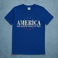 America God Shed His Grace On Thee 4th Of July T-Shirt thumb 5