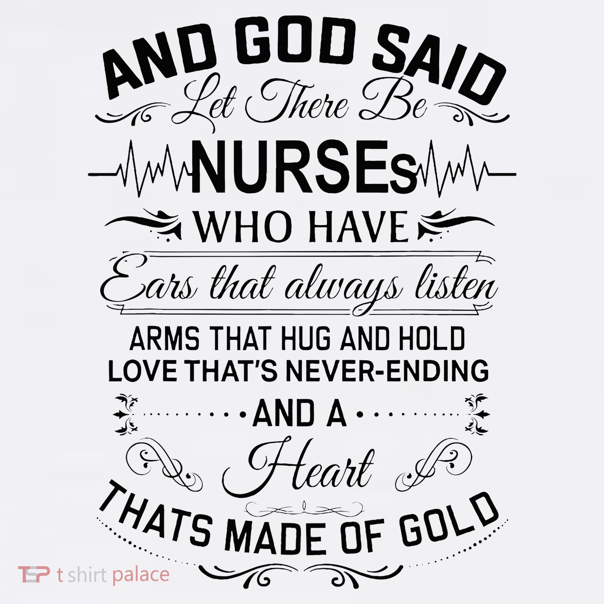 And God Said Let There Be Nurses Who Have Ears Mousepad
