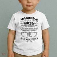 And God Said Let There Be Nurses Who Have Ears Toddler T-Shirt thumb 2