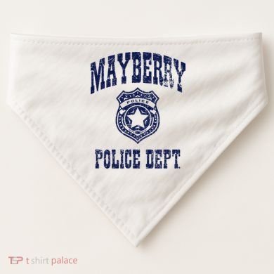 Mayberry Police USA-Made Doggie Bandana