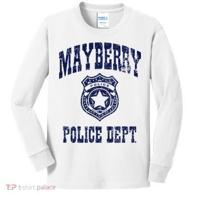 Mayberry Police Kids Long Sleeve Shirt