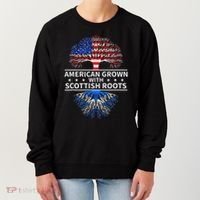 American Grown Scottish Roots Scotland Women's Sweatshirt thumb 0