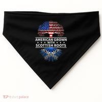 American Grown Scottish Roots Scotland USA-Made Doggie Bandana thumb 0