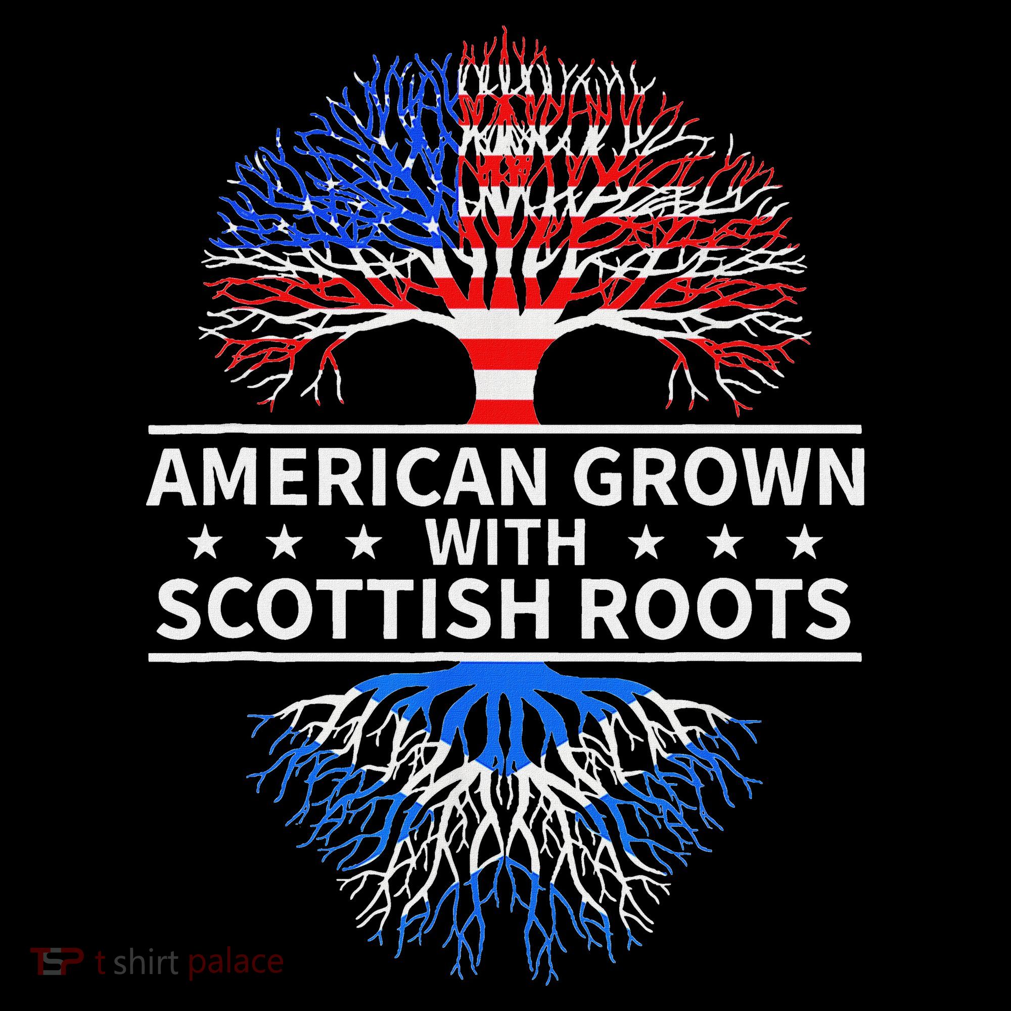 American Grown Scottish Roots Scotland Women's Hoodie