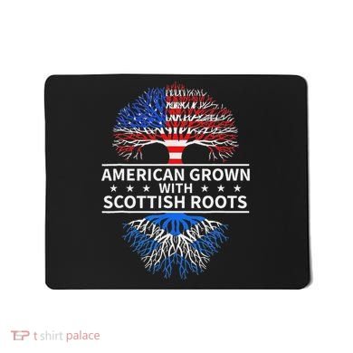American Grown Scottish Roots Scotland Mousepad