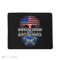 American Grown Scottish Roots Scotland Mousepad thumb 0