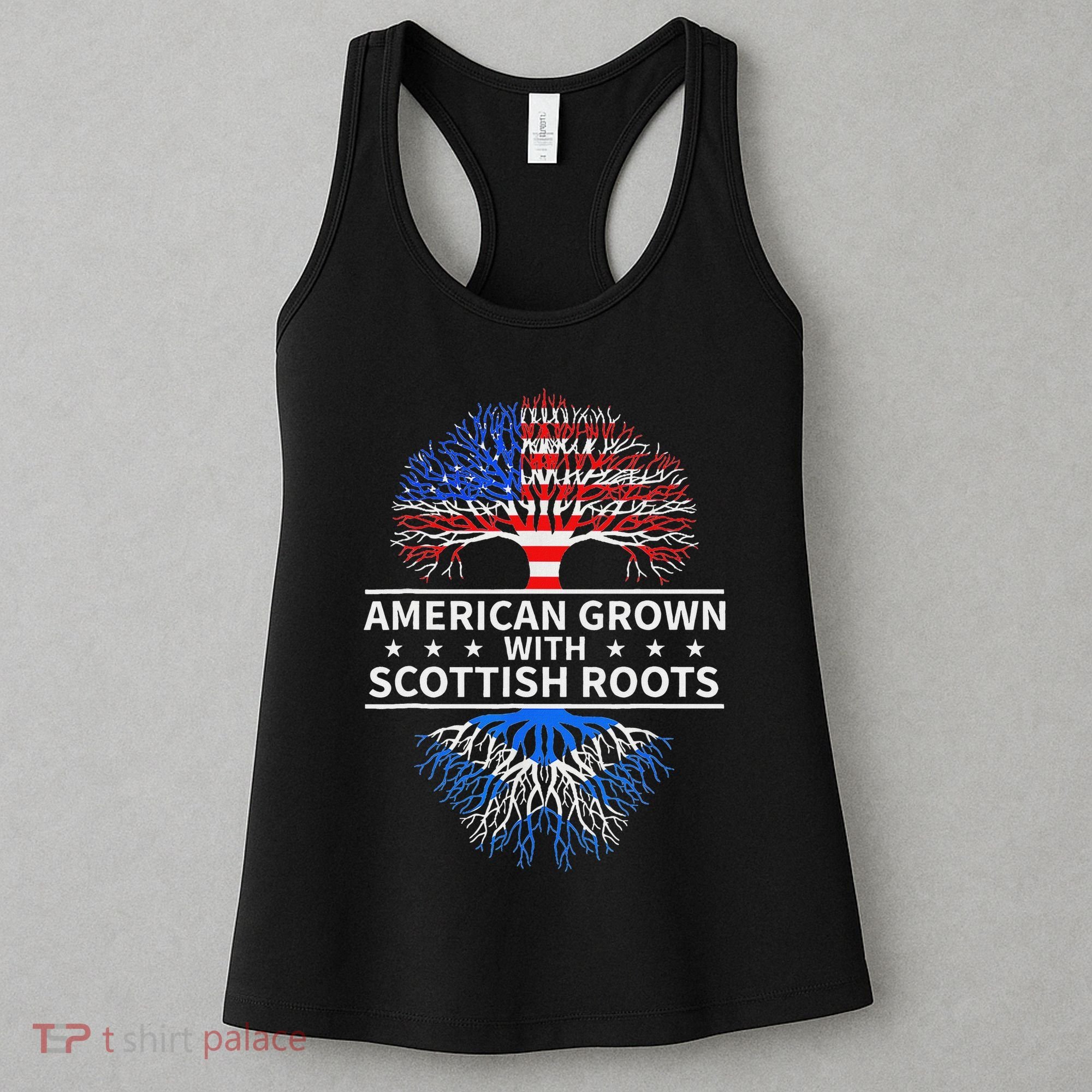American Grown Scottish Roots Scotland Women's Tank Top