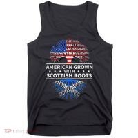 American Grown Scottish Roots Scotland Tank Top thumb 0