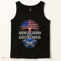 American Grown Scottish Roots Scotland Tank Top thumb 2