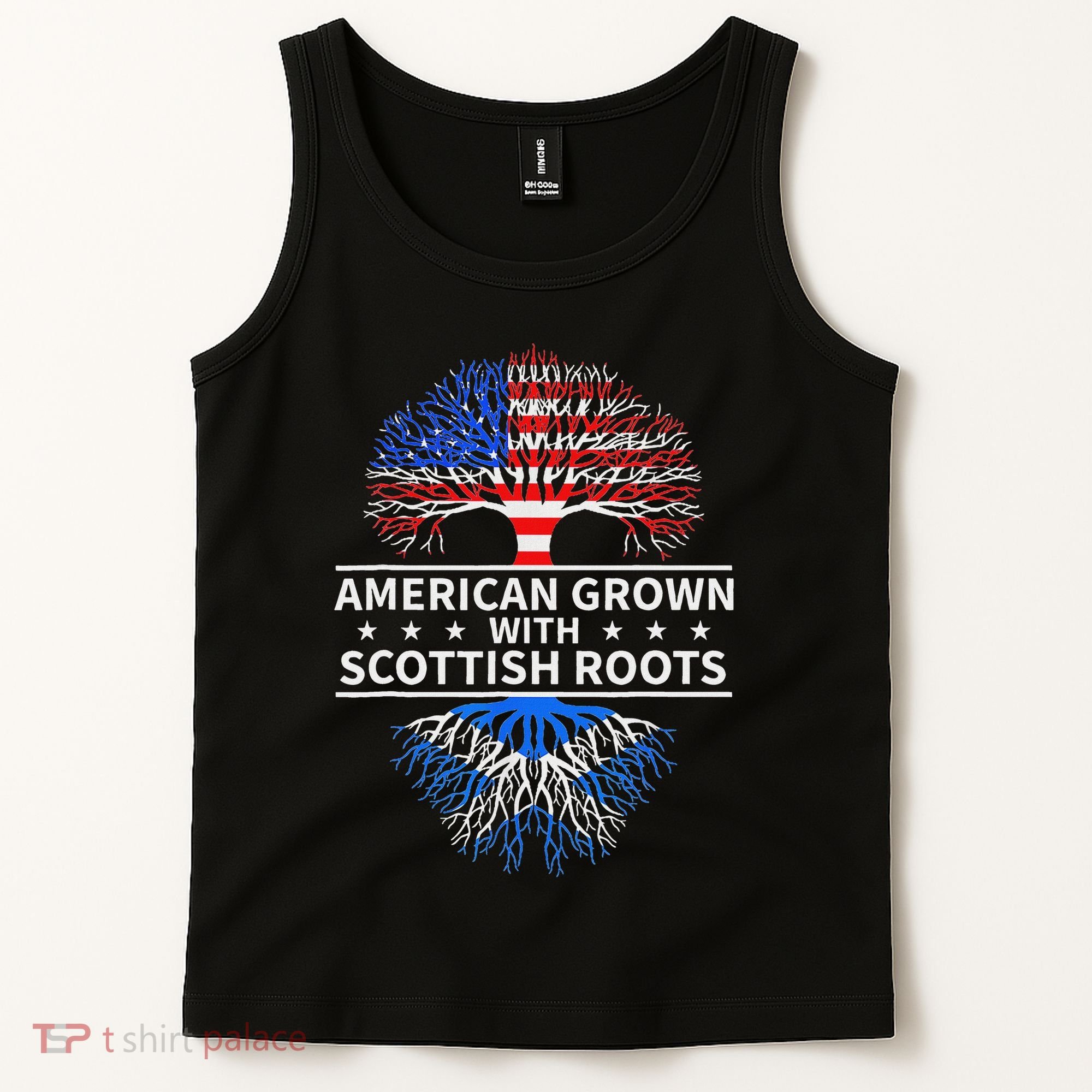 American Grown Scottish Roots Scotland Tank Top